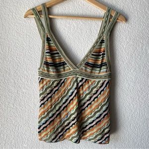 Missoni Multicolor Striped Tank Top